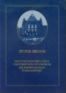 Peter Brook Doctor Honoris Causa Universitatis Studiorum Mickiewiczianae