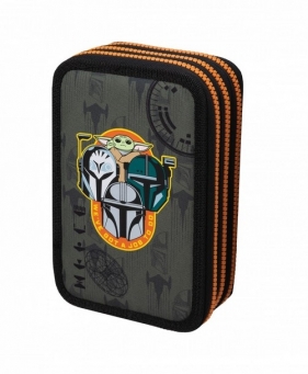 Coolpack, Piórnik potrójny z wyposażeniem Jumper 3 Disney Core - Mandalorian (F067781)