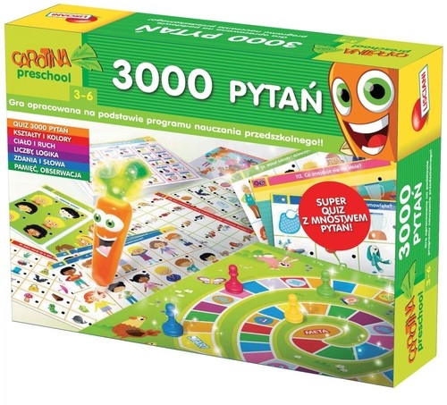 3000 pytań Carotina preschool 3-6 lat