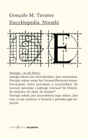 Encyklopedia Notatki - Gonçalo M. Tavares