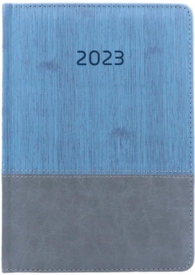 Kalendarz 2023 A5 dzienny Savana niebieski