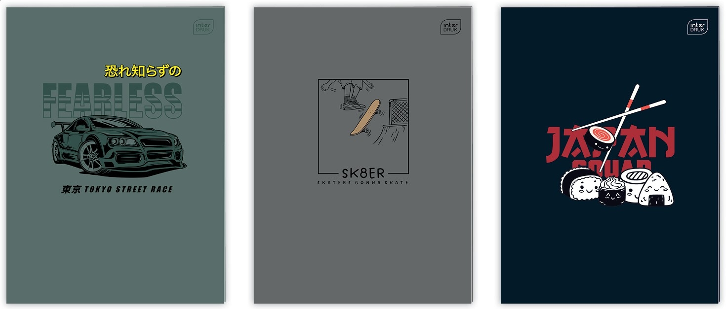 Zeszyt A4/32 kratka - Boys, 1 szt