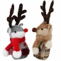 Filcowy figurka - siedzący renifer, 23 cm