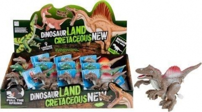 Dinozaur nakręcany 15cm