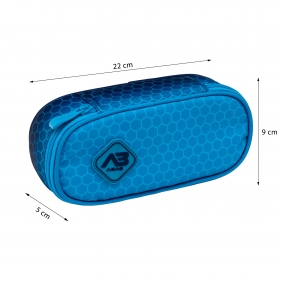 Piórnik Astrabag Hexagon Blue Ombre, AC6