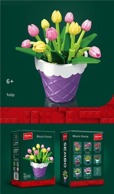Klocki kwiaty