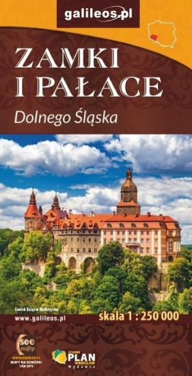 Mapa - Zamki i pałace Dolnego Śląska 1:250 000 - Opracowanie zbiorowe