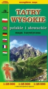 Tatry Wysokie polskie i słowackie mapa w.2 Michał Siwicki, Witold Czajka