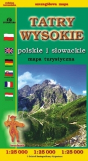 Tatry Wysokie polskie i słowackie mapa w.2 - Michał Siwicki, Witold Czajka