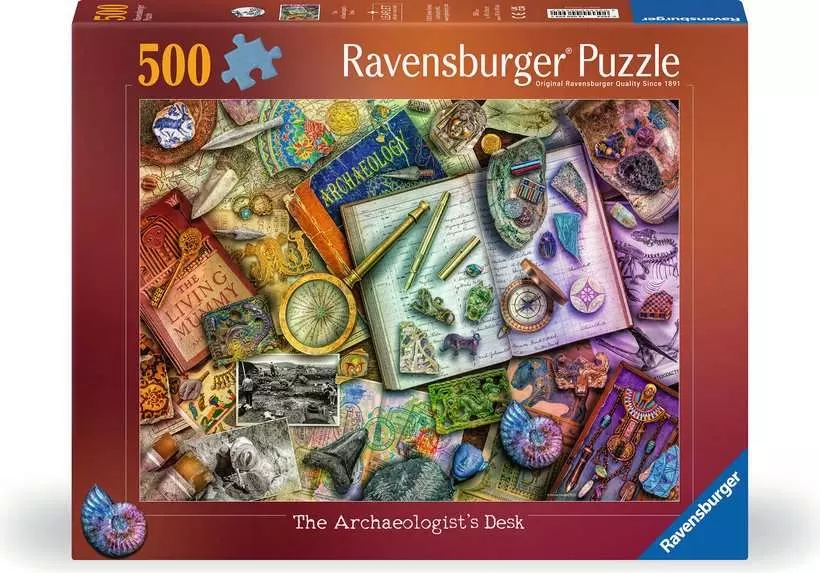 <img src='https://webimage.pl/pics/992/6/d4005555006992-2.png' style='height:440px' /> Ravensburger, Puzzle 500: Amiee Stewart Archeologia (12000699)