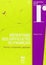 Repertoire des difficultes du francais.. Stephanie Callet