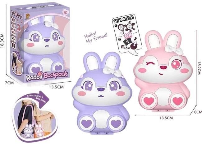 Torebka królik z zestawem piękności MIX