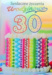 Kartka okolicznościowa Urodziny 30 TS41