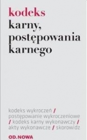 Kodeks karny, postępowania karnego - <br />