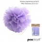 Ozdoba papierowa pompon fioletowa 25cm 3szt