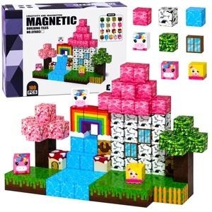 <img src='https://webimage.pl/pics/992/9/d5907990209992.jpg' style='height:440px' /> Klocki magnetyczne kostki Magiczna Kraina 3D 100el