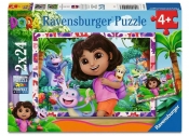Puzzle dla dzieci 2D: Dora 2x24 elementy (12004199)