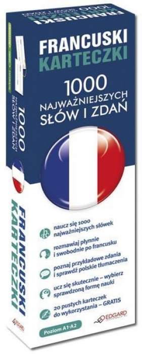 Francuski Karteczki 1000 najważniejszych słów i zdań dla początkujących