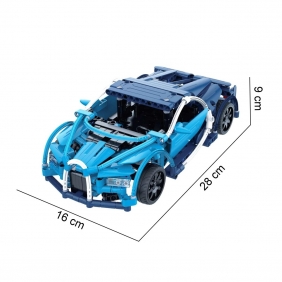 Klocki CADA. Zdalnie sterowane auto Blue Roadster RC.419 elementów