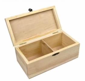 Pudełko drewniane z zamkiem 20x10x8cm