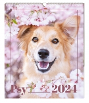 Kalendarz ścienny 30.5 x 40 cm - Psy
