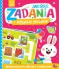 Wesołe zadania z królikiem magikiem. Aktywizująca książeczka z naklejkami 4+ - Katarzyna Łanocha