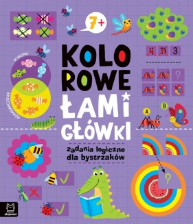 Kolorowe łamigłówki. Zadania logiczne dla bystrzaków 7+ - Bogusław Michalec