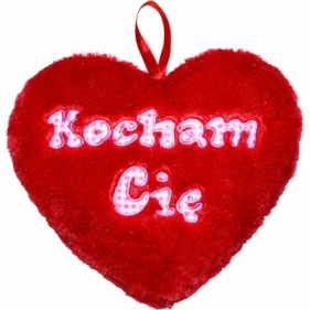 PODUSZKA SERCE KOCHAM CIĘ 26 CM (12517)