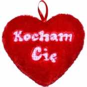 PODUSZKA SERCE KOCHAM CIĘ 26 CM (12517)