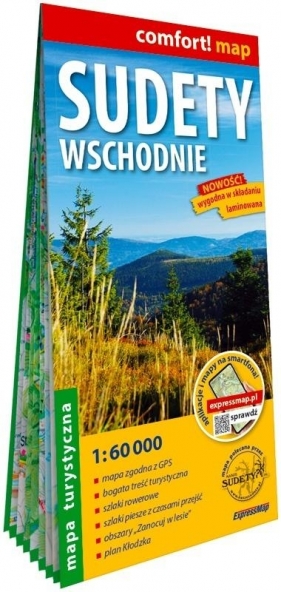 Comfort! map Sudety Wschodnie 1:60 000 laminowana - Opracowanie zbiorowe