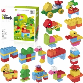 Klocki zwierzęta 102el