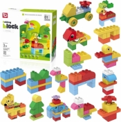 Klocki zwierzęta 102el