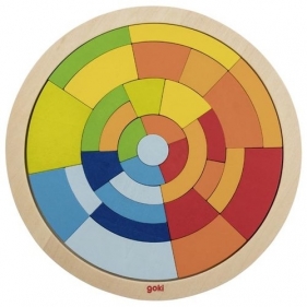 Układanka, puzzle - mozaika koło (GOKI-57699)