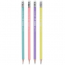 Ołówki pastelowe HB z miarką i gumką drum (206120006)