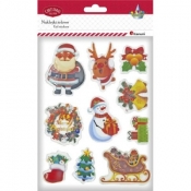 Naklejki Xmass żelowe (Ll-026-1)