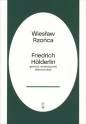 Friedrich Hölderlin – geniusz romantycznej dekonstrukcji - Wiesław Rzońca