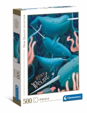Clementoni, Puzzle High Quality Collection 500: Fantastic Animals Narwhal (35099)