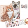  Szkicownik Kitty Top Model z naklejkami 12713A6+