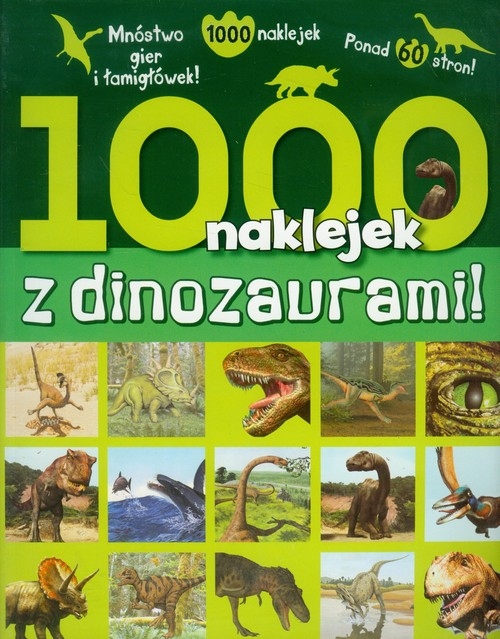 1000 naklejek z dinozaurami