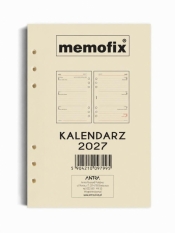 Wkład kalendarzowy 2027 Memofix A5 TDW