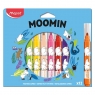 Flamastry Muminki Jumbo 12szt MAPED
