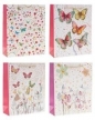 Torebka prezentowa 26x32x10cm Motyle mix