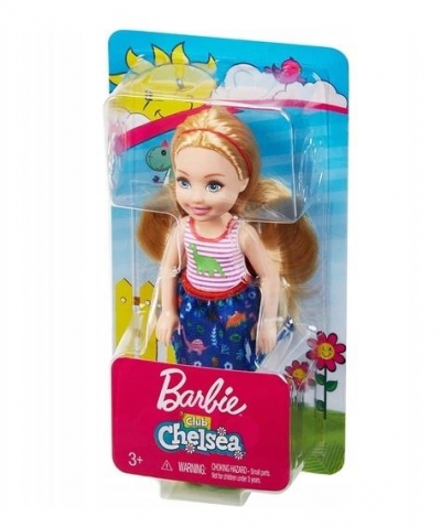 Barbie: Chelsea i przyjaciółki - lalka z motywem dinozaura (DWJ33/FXG82)
