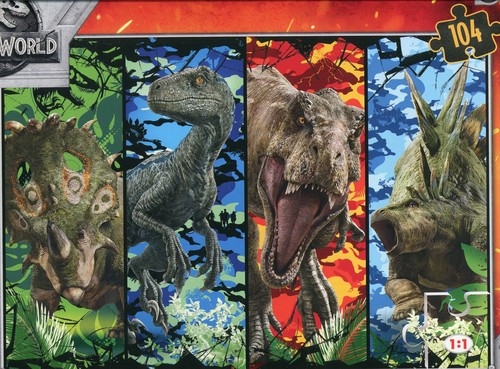 Puzzle 104 SuperColor: Jurassic World (27099)