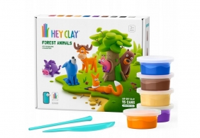 Hey Clay - zestaw Zwierzęta leśne + Akcesoria (HCL15022)
