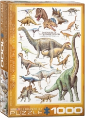 Puzzle 1000: Dinozaury z okresu Jurajskiego (6000-0099)