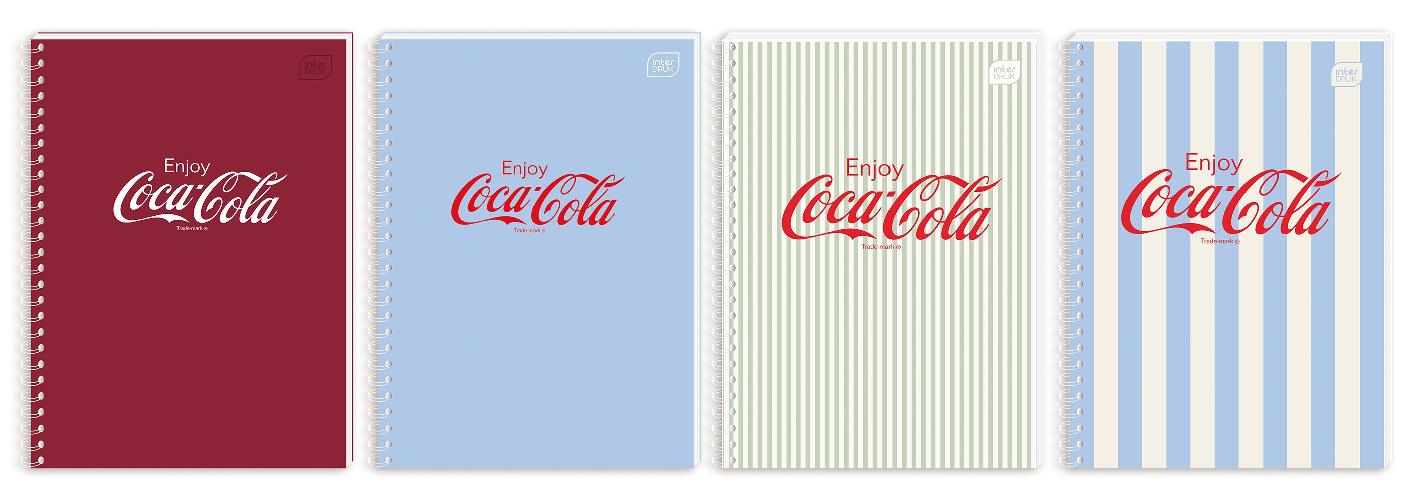 Kołozeszyt A6/80k Soft Touch Coca Cola, 1 szt
