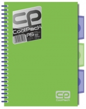 Brulion A5 CoolPack w kratkę 200 kartek zielony neon (51996PTR)