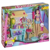 Barbie wakacyjny zestaw z lalką Tiki Hut