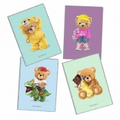 Zeszyt PP - Teddies - A4/32K linia cienka, 1 szt.